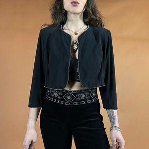 $10/$20/$30 SALE 🚨 BUNDLE 4 SAVINGS Rhinestone Black Stretch Bolero Shrug